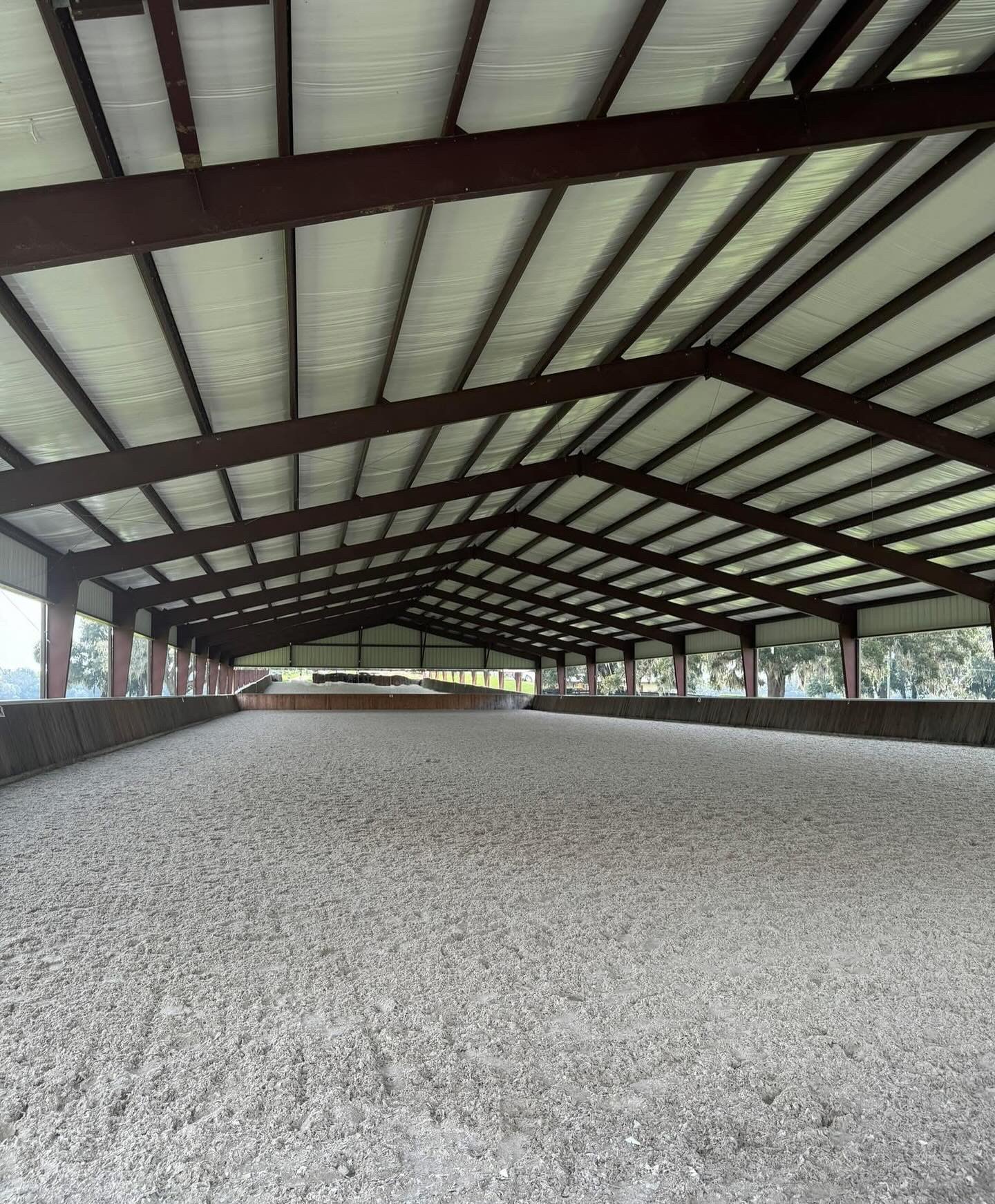 GGT indoor arena at Crownview Dressage
